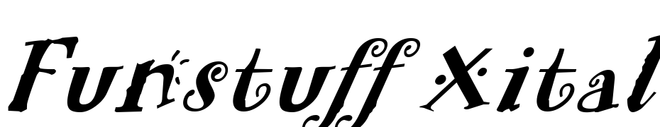 Funstuff Xitalic Bold Font Download Free
