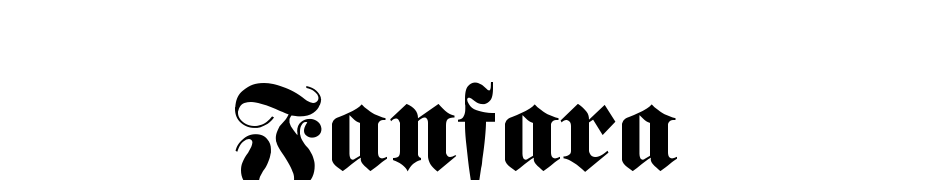 FANFARA Regular Font Download Free