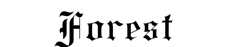 Forest Font Download Free