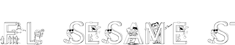 FL Sesame Street Font Download Free