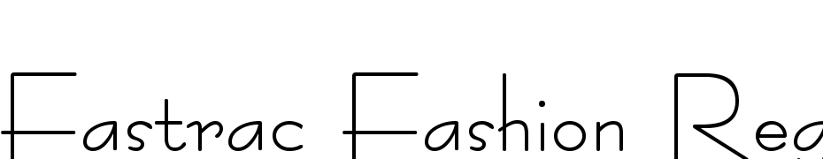 Fastrac Fashion Regular Font Download Free