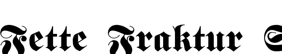 Fette Fraktur Semi Bold Font Download Free