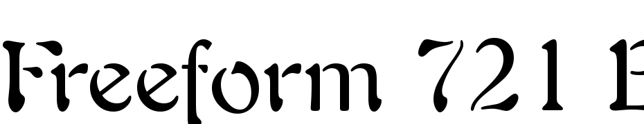 Freeform 721 BT Font Download Free