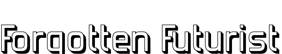 Forgotten Futurist Shadow Font Download Free