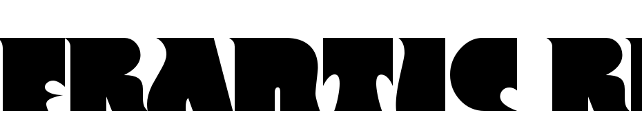 Frantic Regular Font Download Free