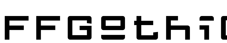 FFGothic Two One Font Download Free