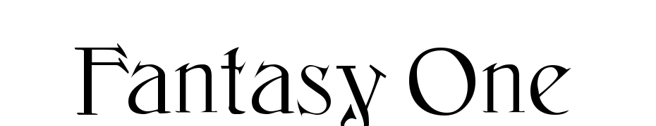 Fantasy One Font Download Free