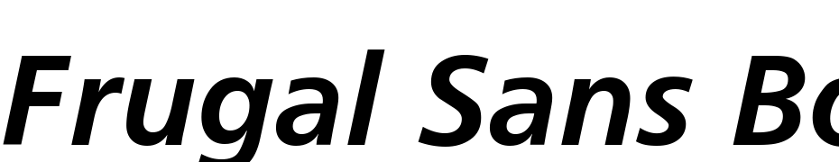 Frugal Sans Bold Italic Schrift Herunterladen Kostenlos