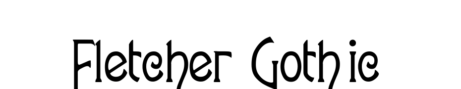 Fletcher Gothic Font Download Free