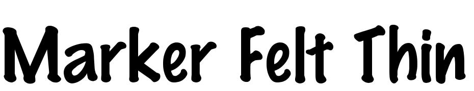 Marker Felt Thin Font Download Free