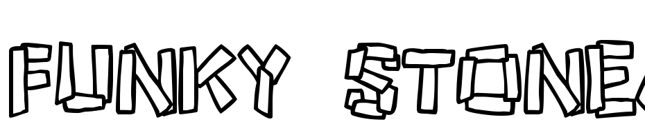 Funky Stoneage Font Download Free