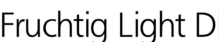 Fruchtig Light DB Normal Font Download Free