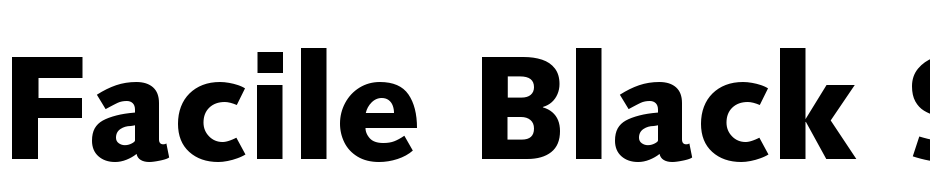 Facile Black SSi Extra Bold Font Download Free