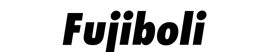 Fujiyama Extra Bold Italic Font Download Free