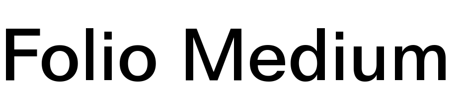 Folio Medium BT Font Download Free