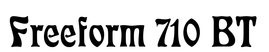 Freeform 710 BT Font Download Free