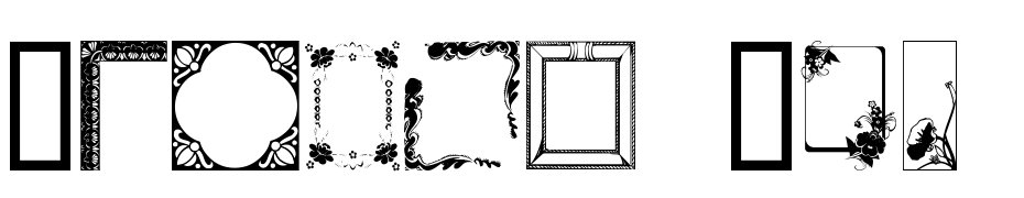 Frames And Borders Font Download Free