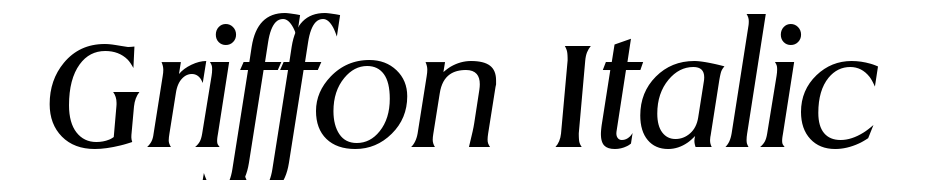 Griffon Italic Yazı tipi ücretsiz indir