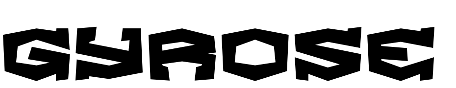 Gyrose Shift BRK Font Download Free