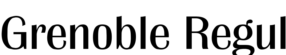 Grenoble Regular Font Download Free