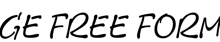 Ge Free Form Font Download Free