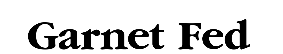 Garnet Fed Font Download Free