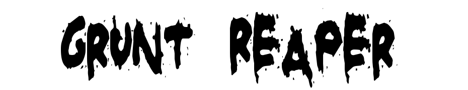 Grunt Reaper Font Download Free