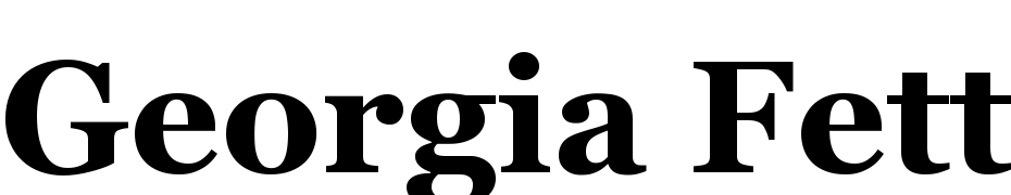 Georgia Bold Font Download Free