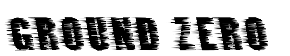 Ground Zero Font Download Free