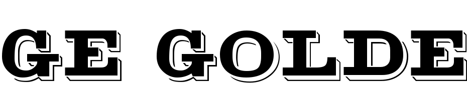 GE Golden Nugget Font Download Free