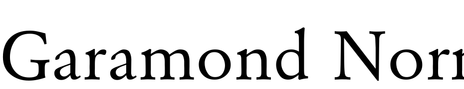 Garamond Normal Font Download Free