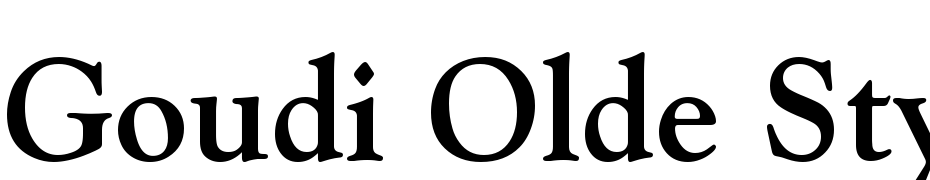 Goudi Olde Style Bold Font Download Free