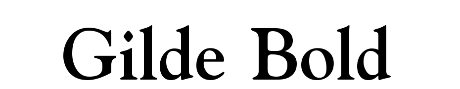 Gilde Bold Font Download Free