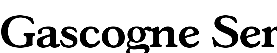 Gascogne Serial Bold DB Font Download Free