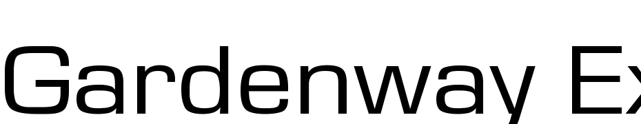 Gardenway Ext No Font Download Free