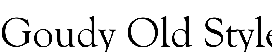 Goudy Old Style Font Download Free