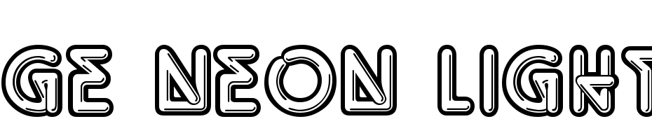 GE Neon Lights Schrift Herunterladen Kostenlos