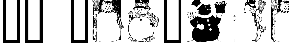 GE Snowmen Font Download Free