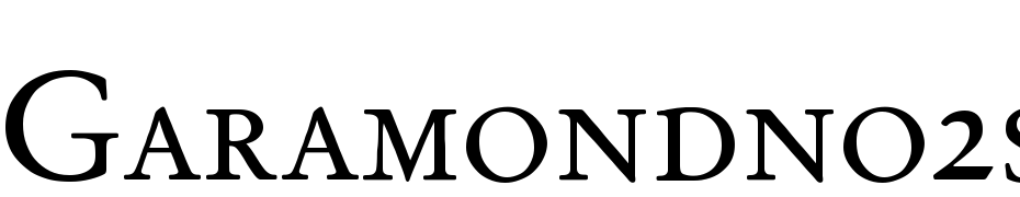 Garamond No2SCTReg Font Download Free