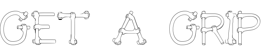 Get A Grip Novelty Font Download Free