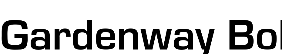 Gardenway Bold Font Download Free
