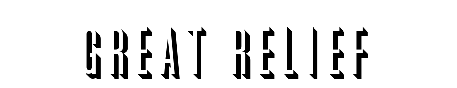 Great Relief Font Download Free