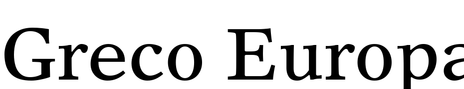 Greco Europa SSi Fuente Descargar Gratis