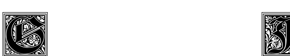 Gotische Initialen Font Download Free