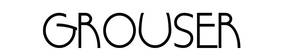 Grouser Font Download Free