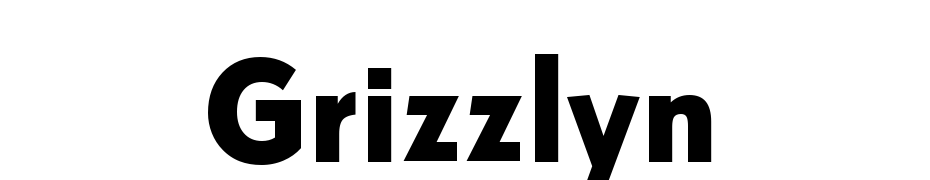 Grizzly BT Schrift Herunterladen Kostenlos