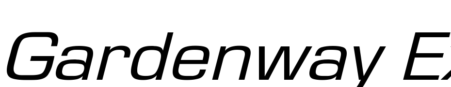 Gardenway Ext O 2 Font Download Free