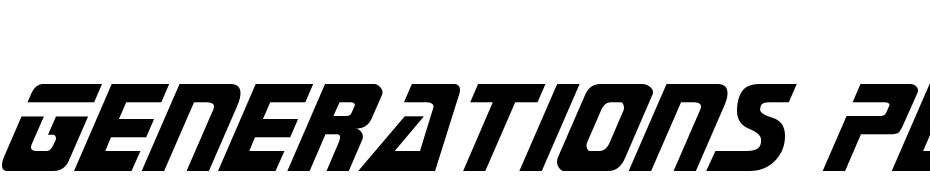 Generations Plain Font Download Free