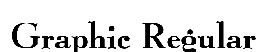 Graphic Regular Font Download Free