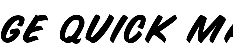 GE Quick Mark Font Download Free
